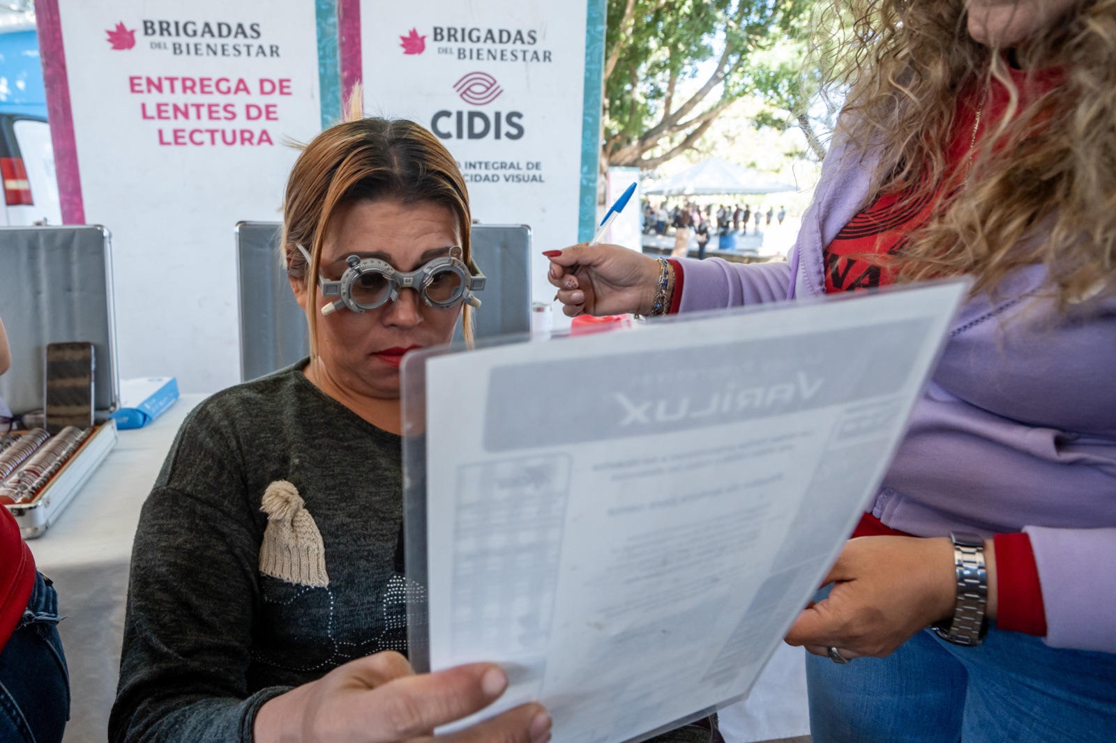 Revisión de la vista en Brigadas del Bienestar