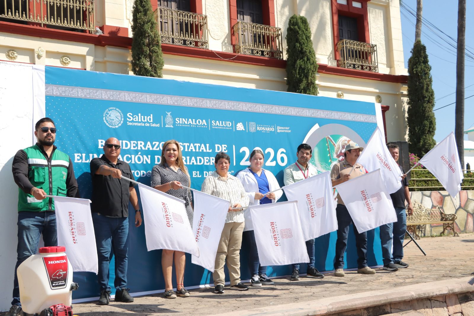 Campaña contra el dengue en El Rosario, Sinaloa