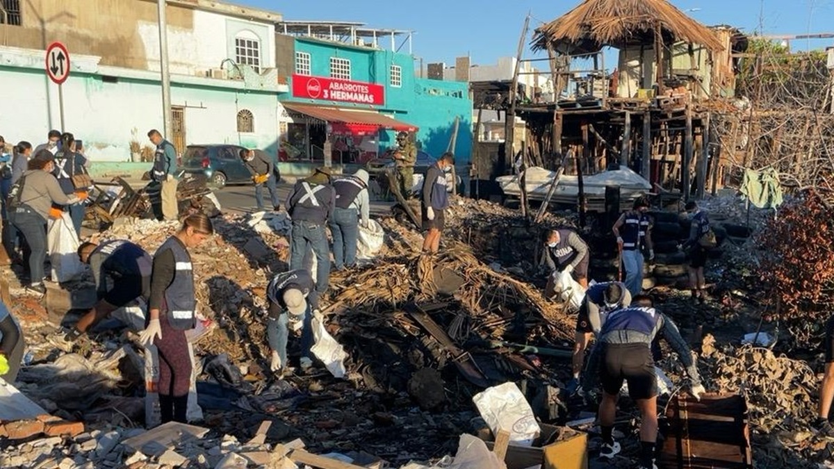 Campaña de limpieza en el Esterio de Infiernillo, en Mazatlán