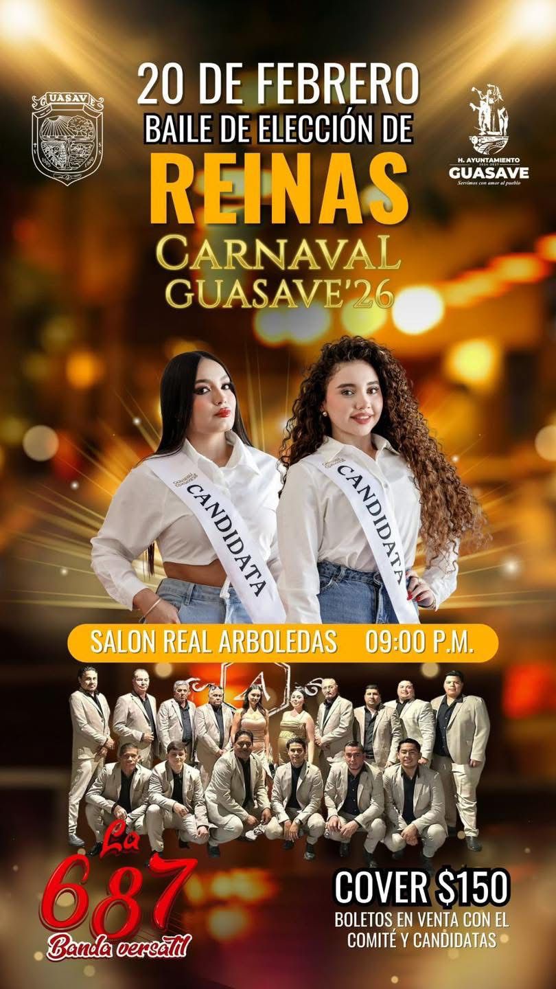 Cartelera del Carnaval de Guasave