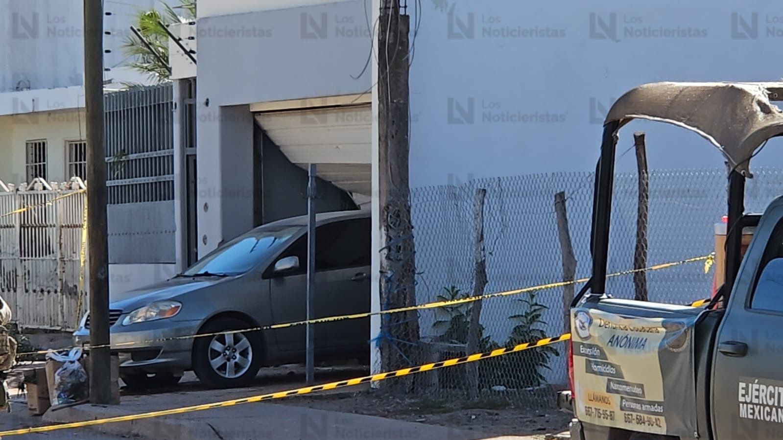 inmueble fue reventado y balaceado en la colonia Revolución en Culiacán