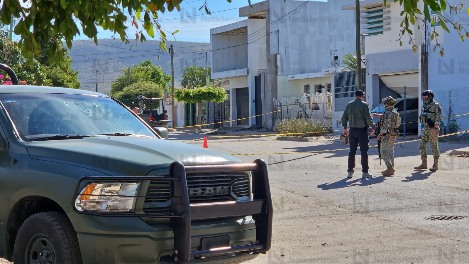 inmueble fue reventado y balaceado en la colonia Revolución en Culiacán