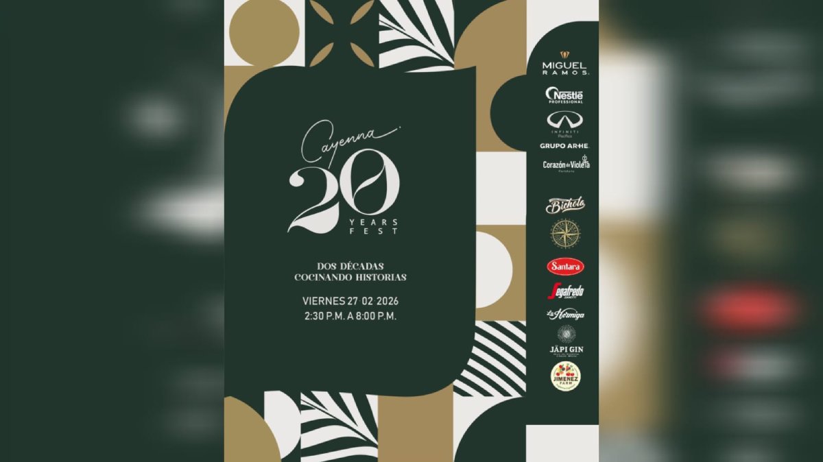 cayenna festeja dos decadas impulsando la cocina del mundo con el 20th years fest en culiacan sin