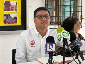 Secretario general de la delegación sindical DII 131, Iván Yoshimed Torres Zea