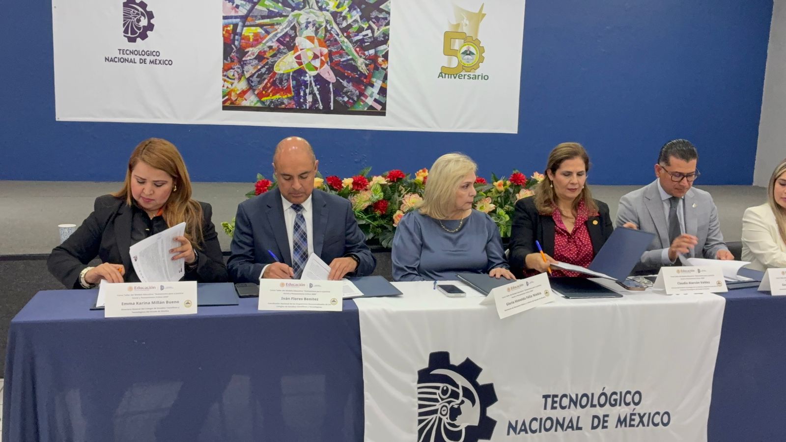 Firman convenio de colaboración Cecyte Sinaloa y Tecnológicos en la entidad