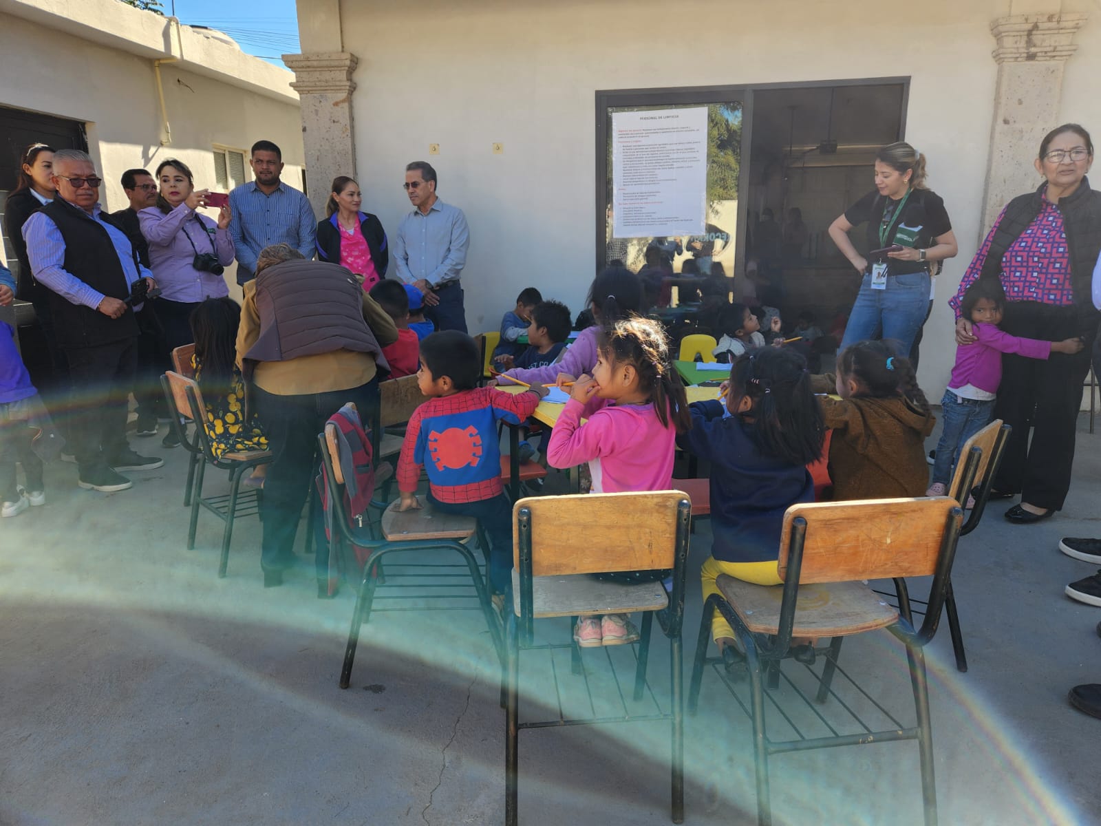 Centro de Atención Infanitl para hijos de jornaleros agrícolas, en Ruiz Cortines, Guasave