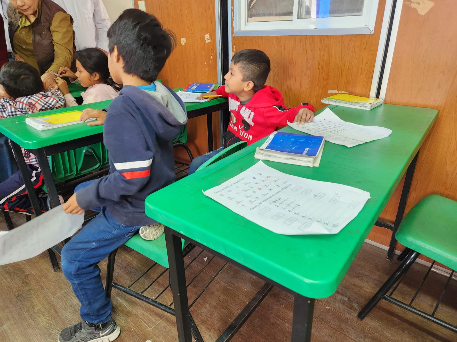 Centro de Atención Infanitl para hijos de jornaleros agrícolas, en Ruiz Cortines, Guasave