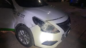 Choque entre moto y auto en Guasave, Sinaloa