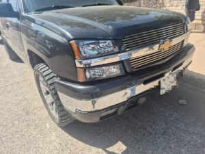 Choque entre moto y camioneta en Guasave, Sinaloa