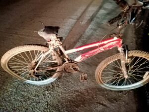 Ciclista accidentado en Los Mochis