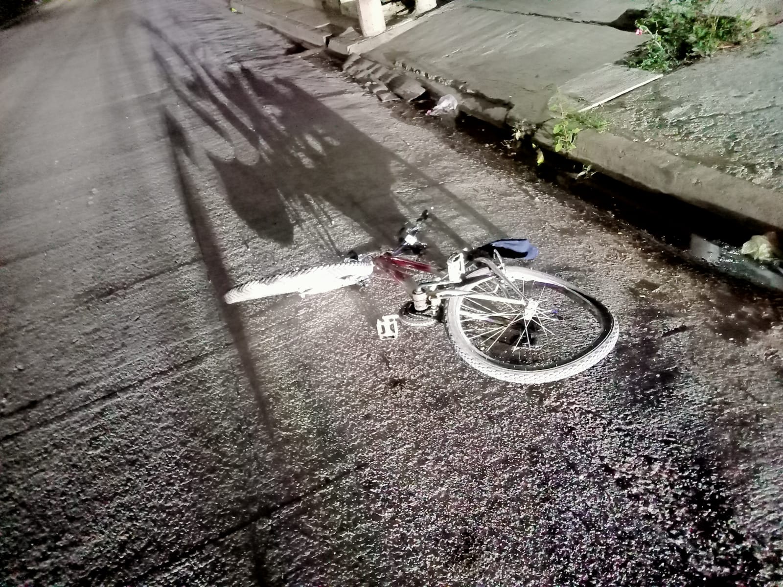 Ciclista accidentado en Los Mochis