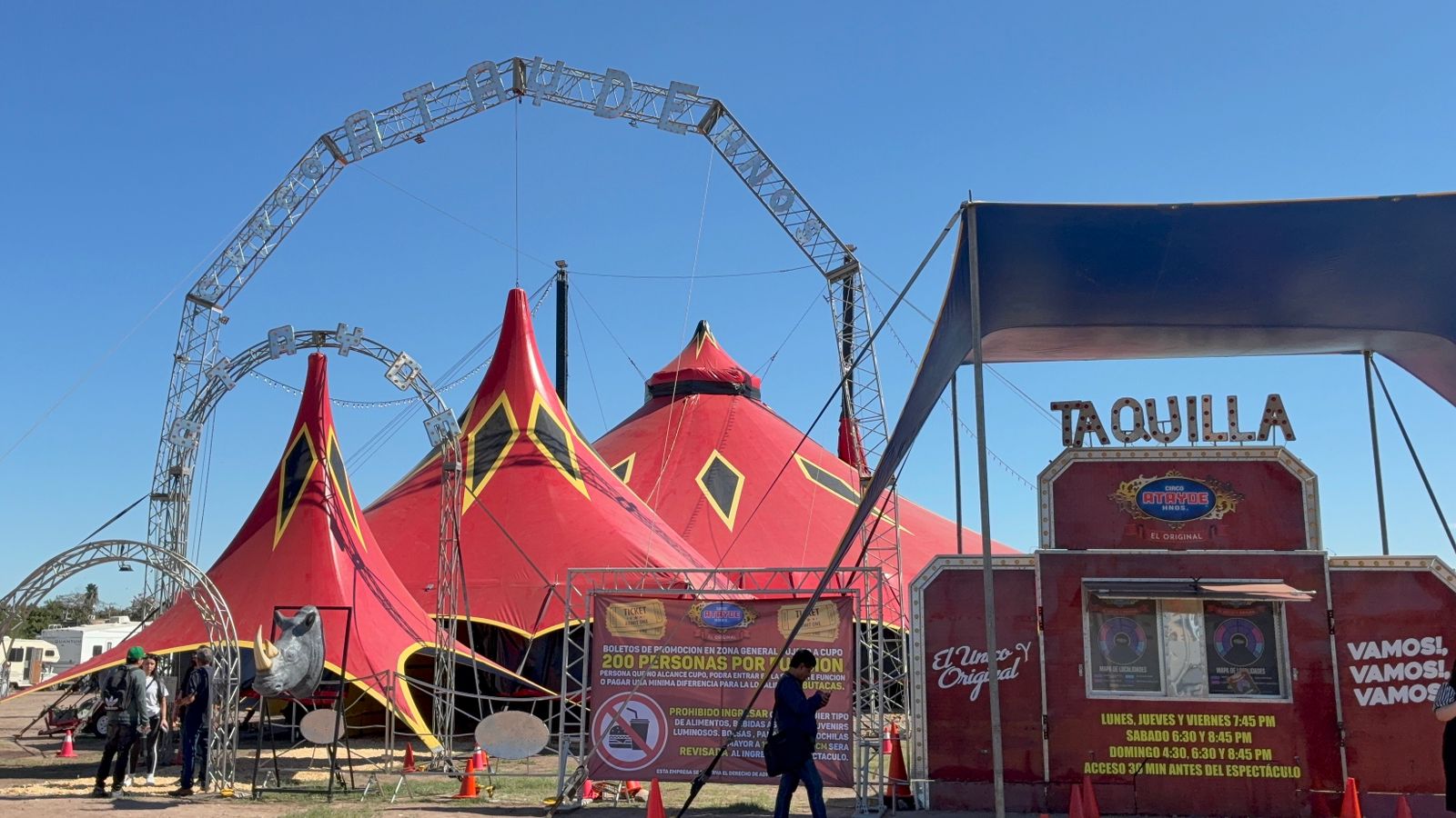 Circo Atayde Hermanos en Los Mochis, Sinaloa