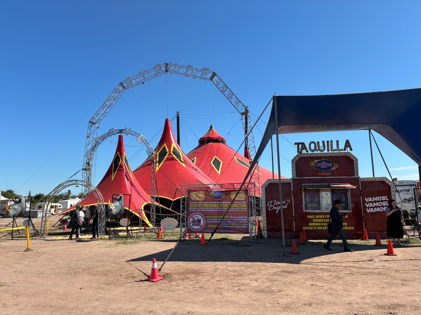 Circo Atayde Hermanos en Los Mochis, Sinaloa