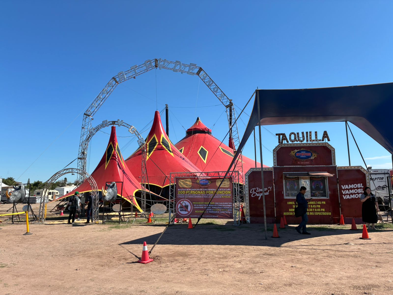 Circo Atayde Hermanos en Los Mochis, Sinaloa