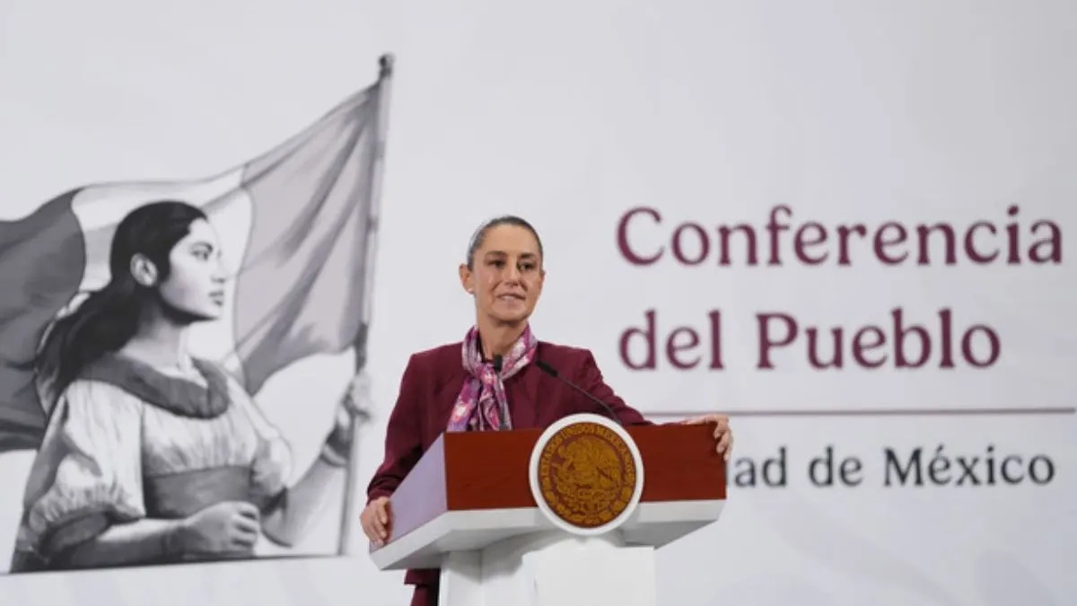 Claudia Sheinbaum en conferencia 'mañanera'
