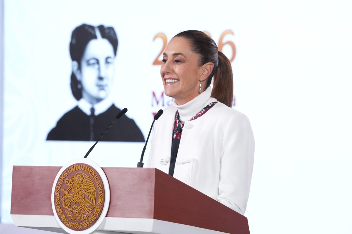 Claudia Sheinbaum en conferencia 'mañanera'