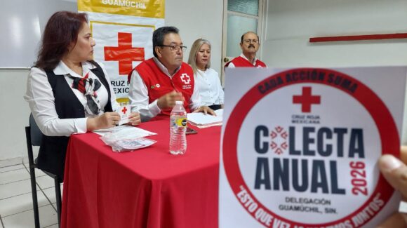 ¡Cruz Roja Guamúchil va por 900 mil pesos para seguir salvando vidas! Arranca la Colecta Anual 2026