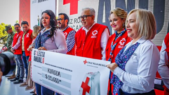 Inicia Colecta Anual de Cruz Roja 2026: Rocha Moya entre más de 18 MDP para la compra de 10 ambulancias