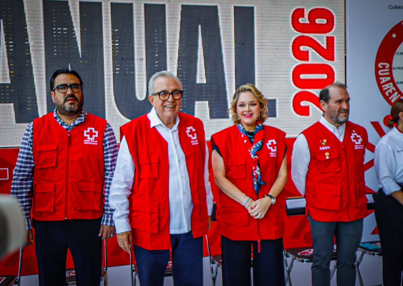 Juan de Dios Gámez, Rubén Rocha Moya y Eneyda Rocha Ruiz
