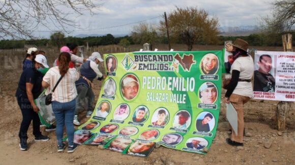 Colectivos de Durango llegan a El Verde, Concordia, en busca de respuestas sobre familiares desaparecidos