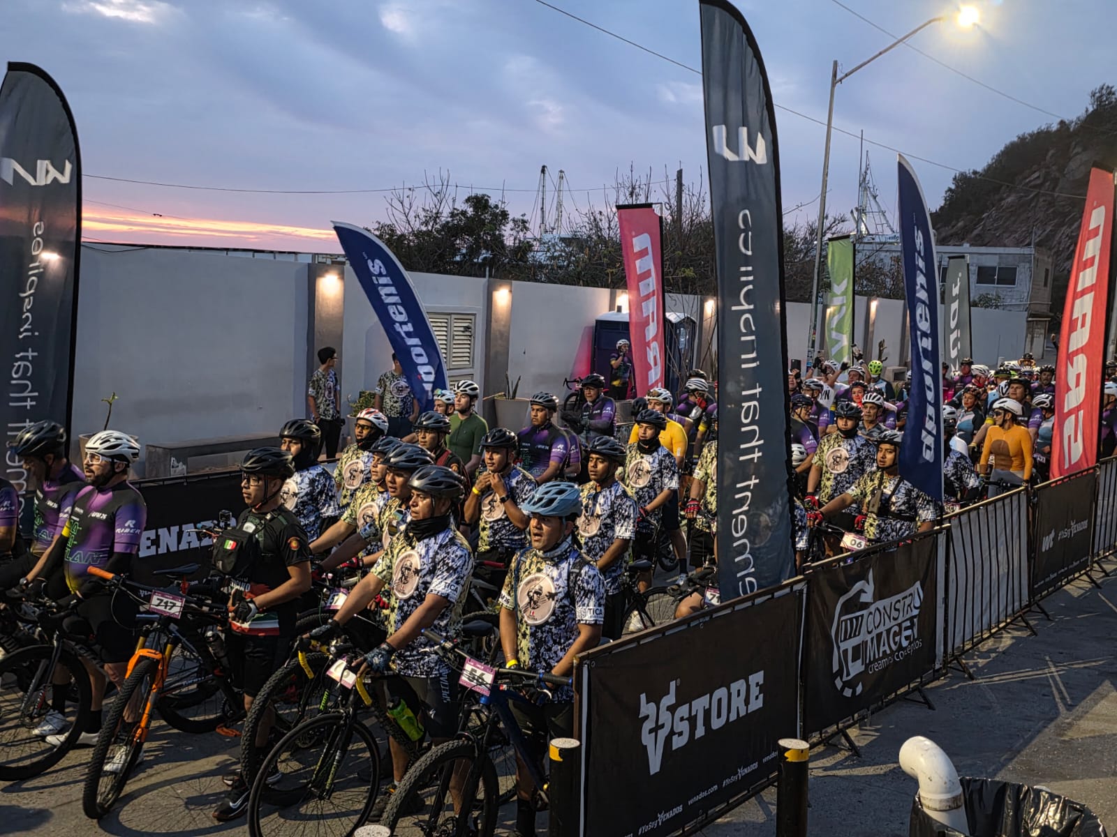 Gran Fondo, competencia entre ciclistas en Mazatlán
