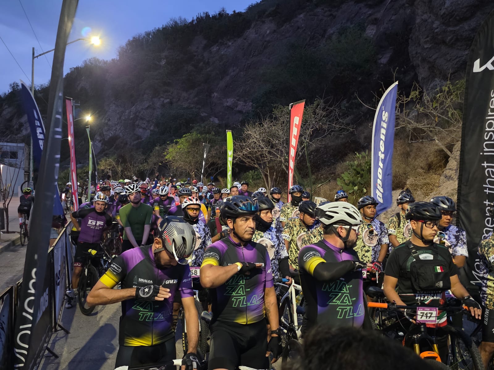 Gran Fondo, competencia entre ciclistas en Mazatlán
