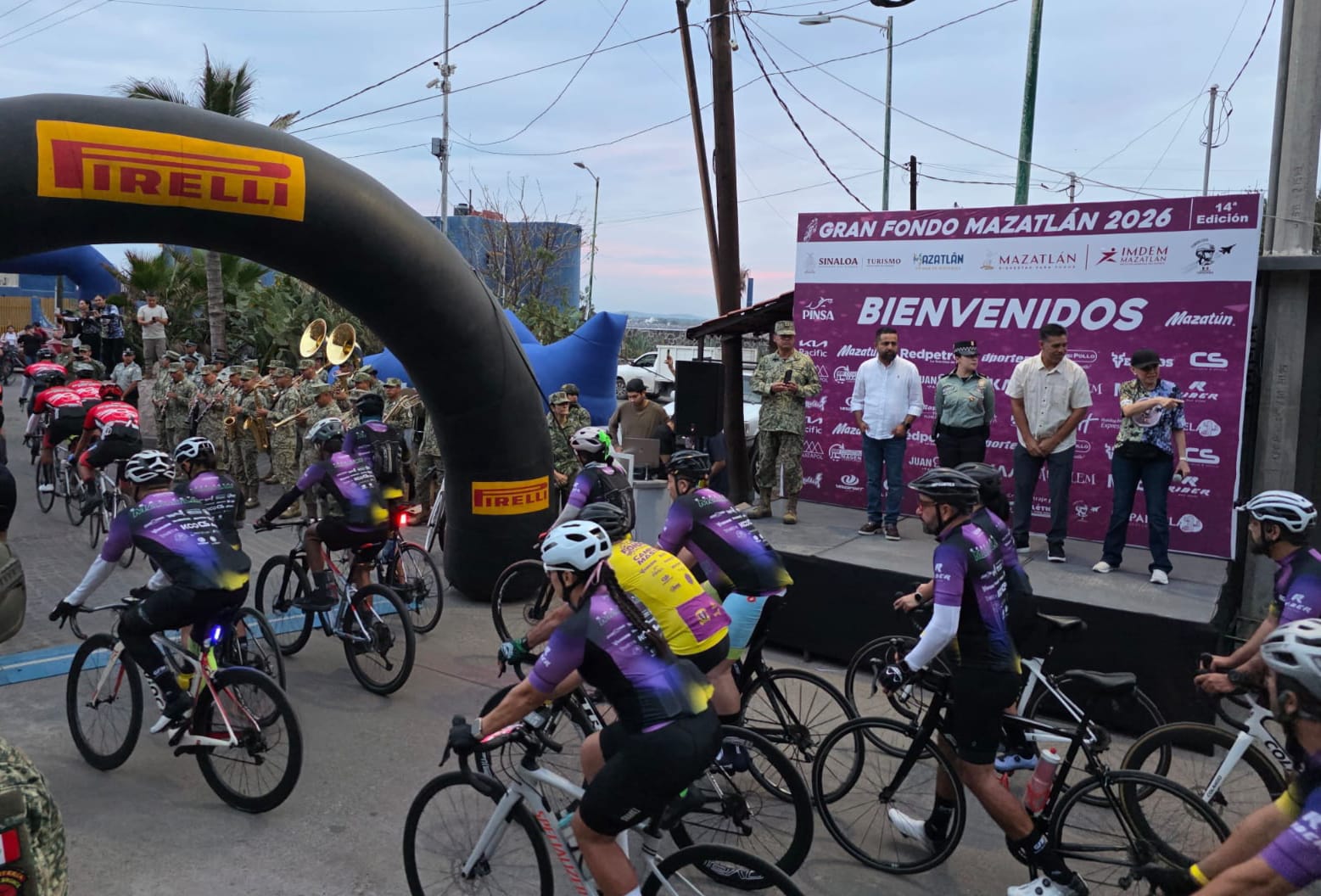 Gran Fondo, competencia entre ciclistas en Mazatlán