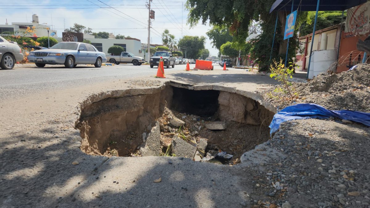 con recurso propio arreglaran socavon de la juan carrasco en guasave sin