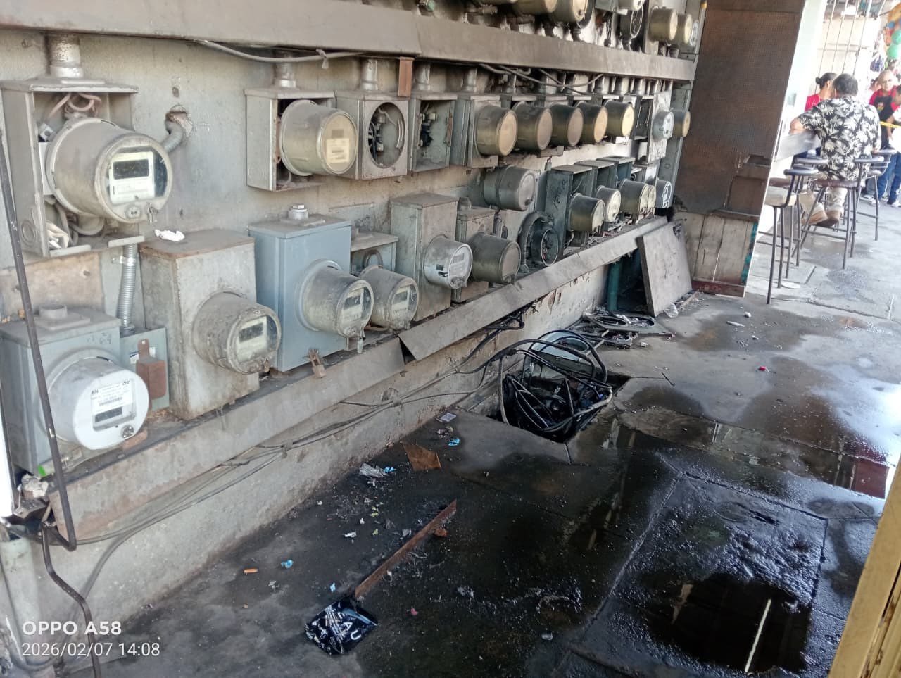 Conato de incendio en el mercado Pino Suárez, en Mazatlán