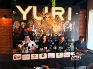 Rueda de prensa de concierto de Yuri en Los Mochis