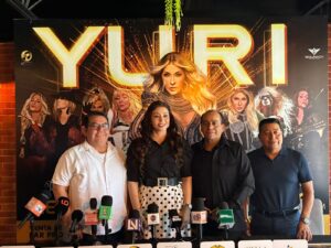 Rueda de prensa de concierto de Yuri en Los Mochis