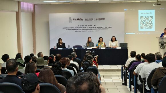 Refuerzan prevención de la trata de personas en el sector turístico con conferencia en Mazatlán, Sinaloa
