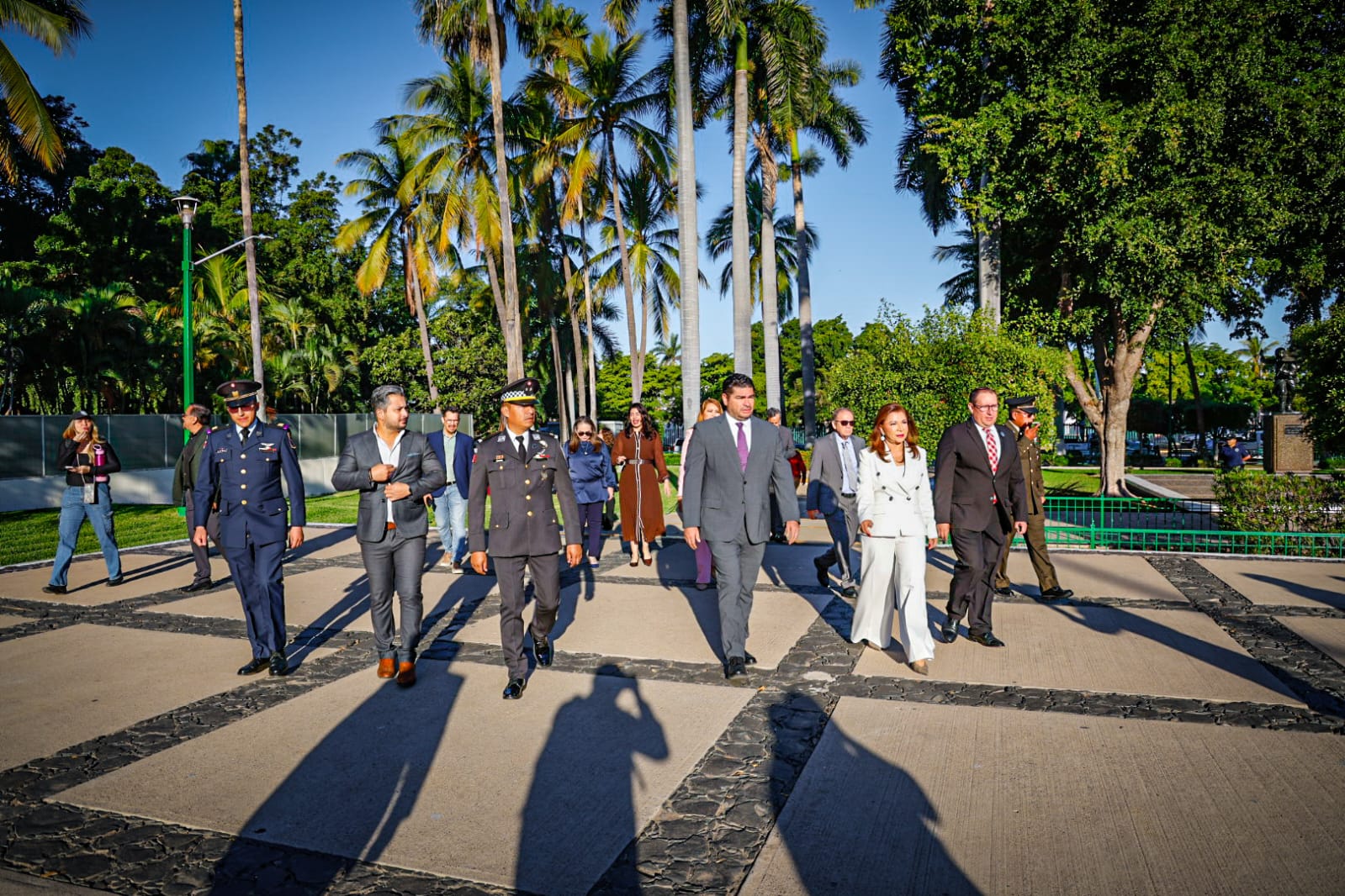Funcionarios de Gobiernos en conmemoración en Palacio de Gobierno