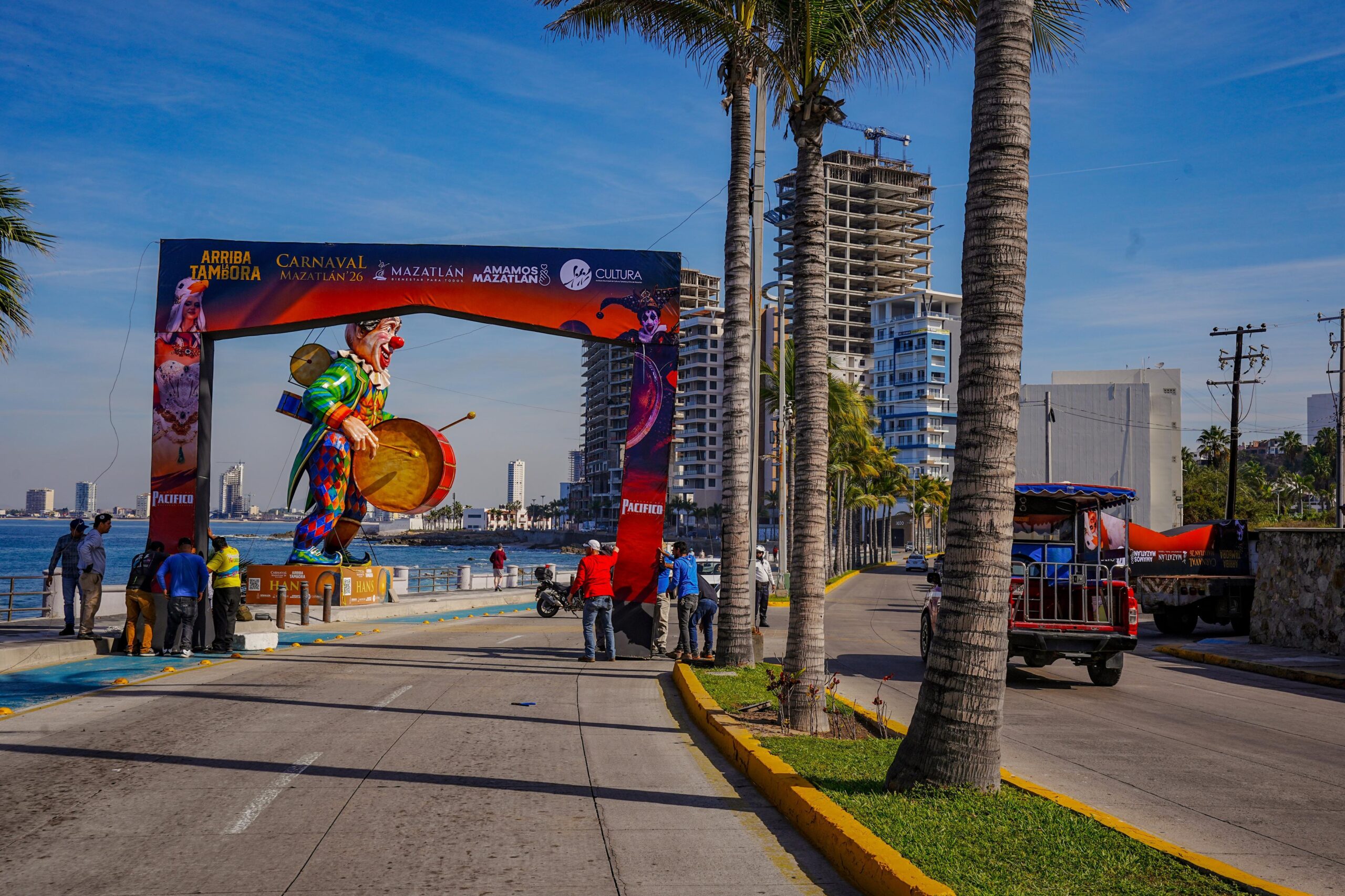 Continúan con los preparativos para el Carnaval de Mazatlán