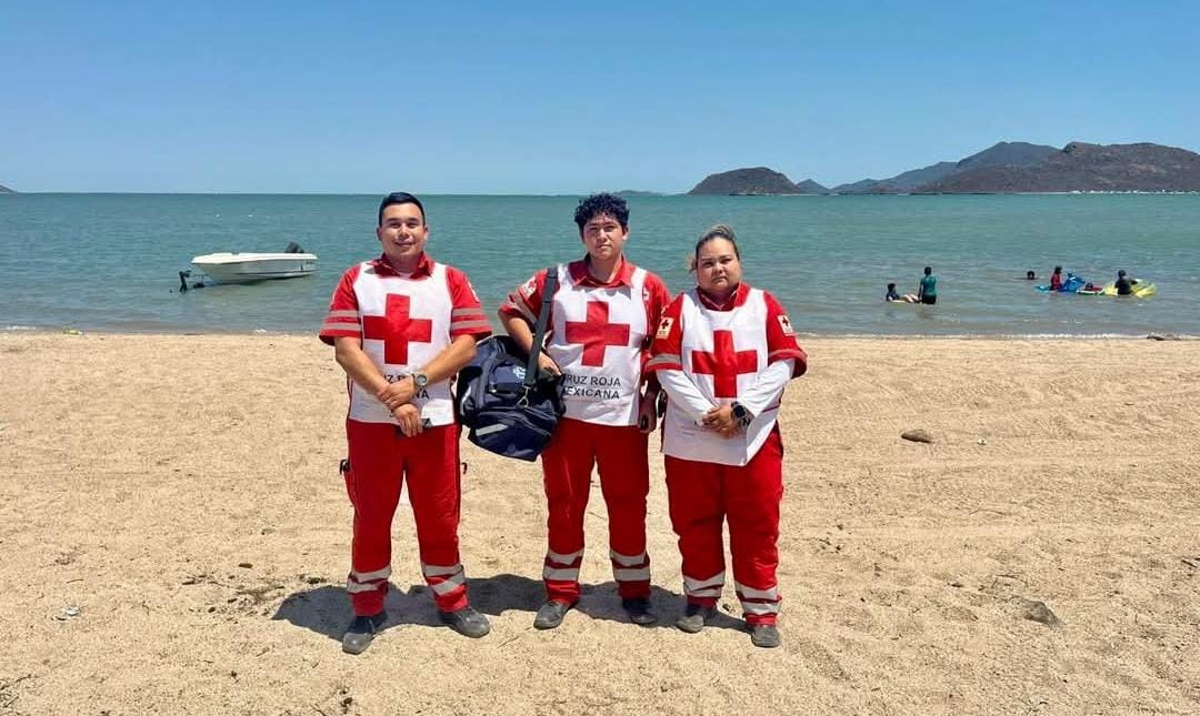 Cruz Roja sí estará en Playa Las Glorias en Semana Santa