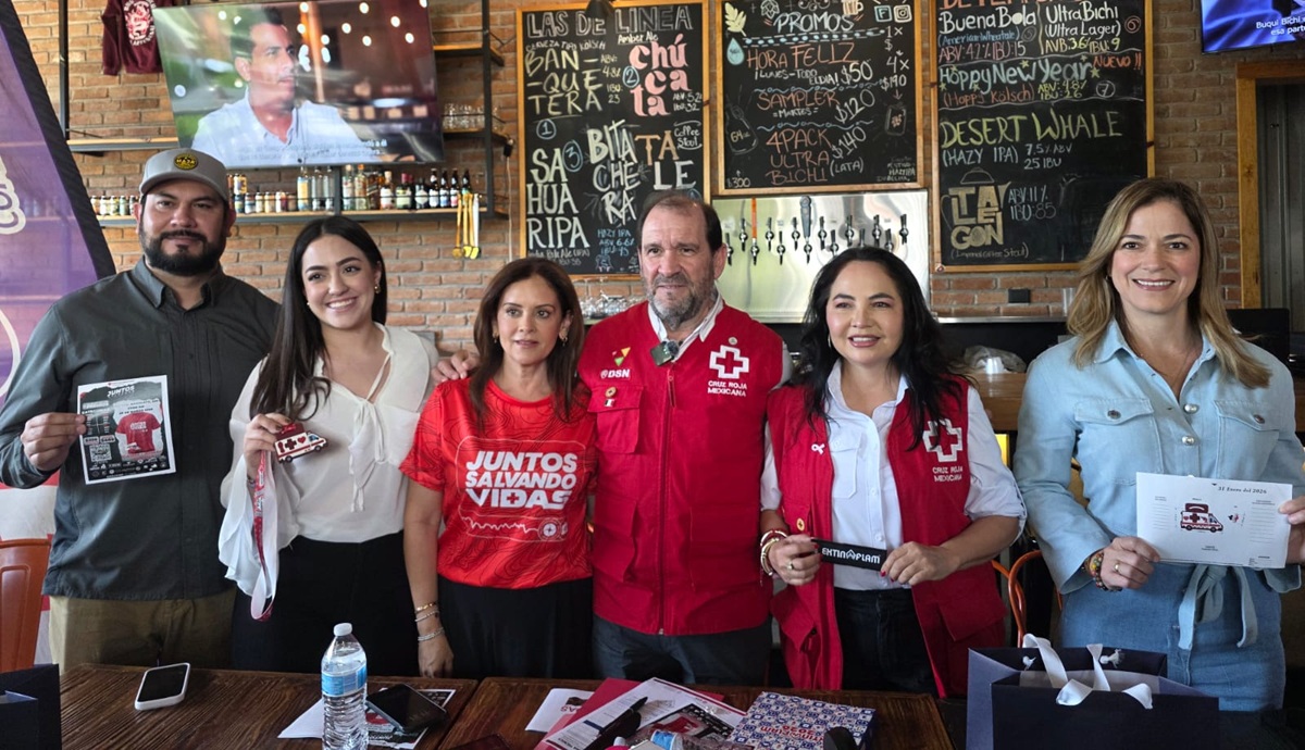 Cruz Roja Sinaloa anuncia carrera "Juntos Salvando Vidas", en Altata, Navolato