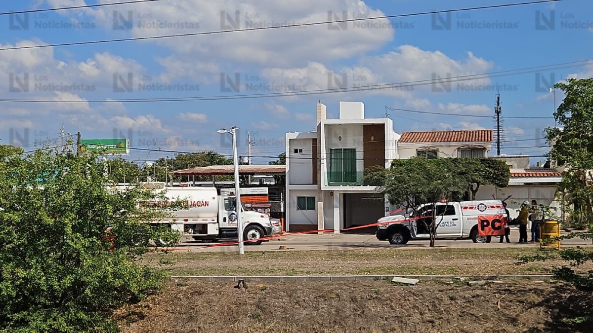 derrame de combustible en guadalupe victoria de culiacan sinaloa