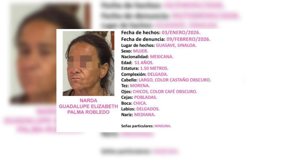 Localizan a mujer desaparecida en Guasave