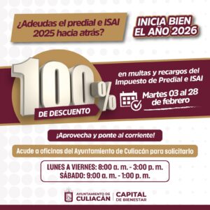 Descuentos Predial Culiacán