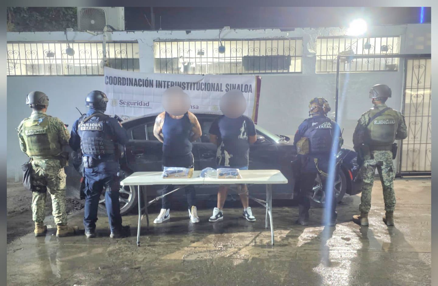 Los ahora detenidos intentaron darse a la fuga