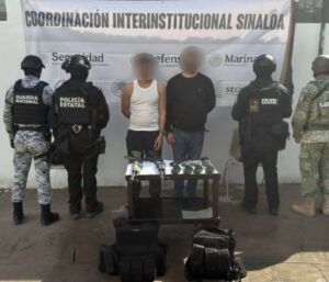 Detienen a dos civiles armados en Concordia, Sinaloa