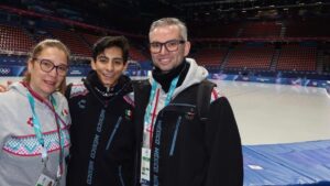 donovan carrillo ya esta en italia para los juegos olimpicos de invierno