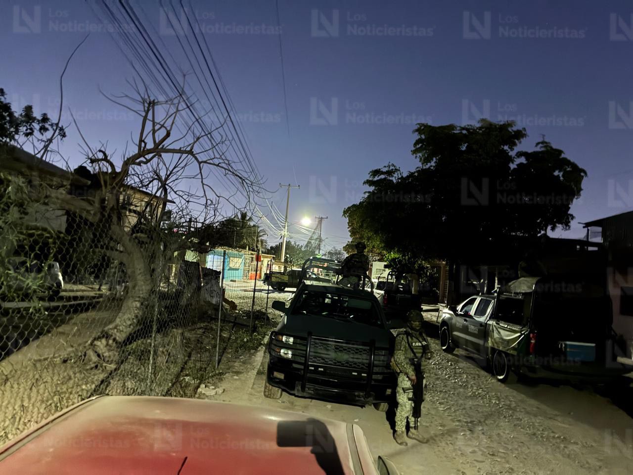 Ejército realiza despliegue en el sitio del ataque armado
