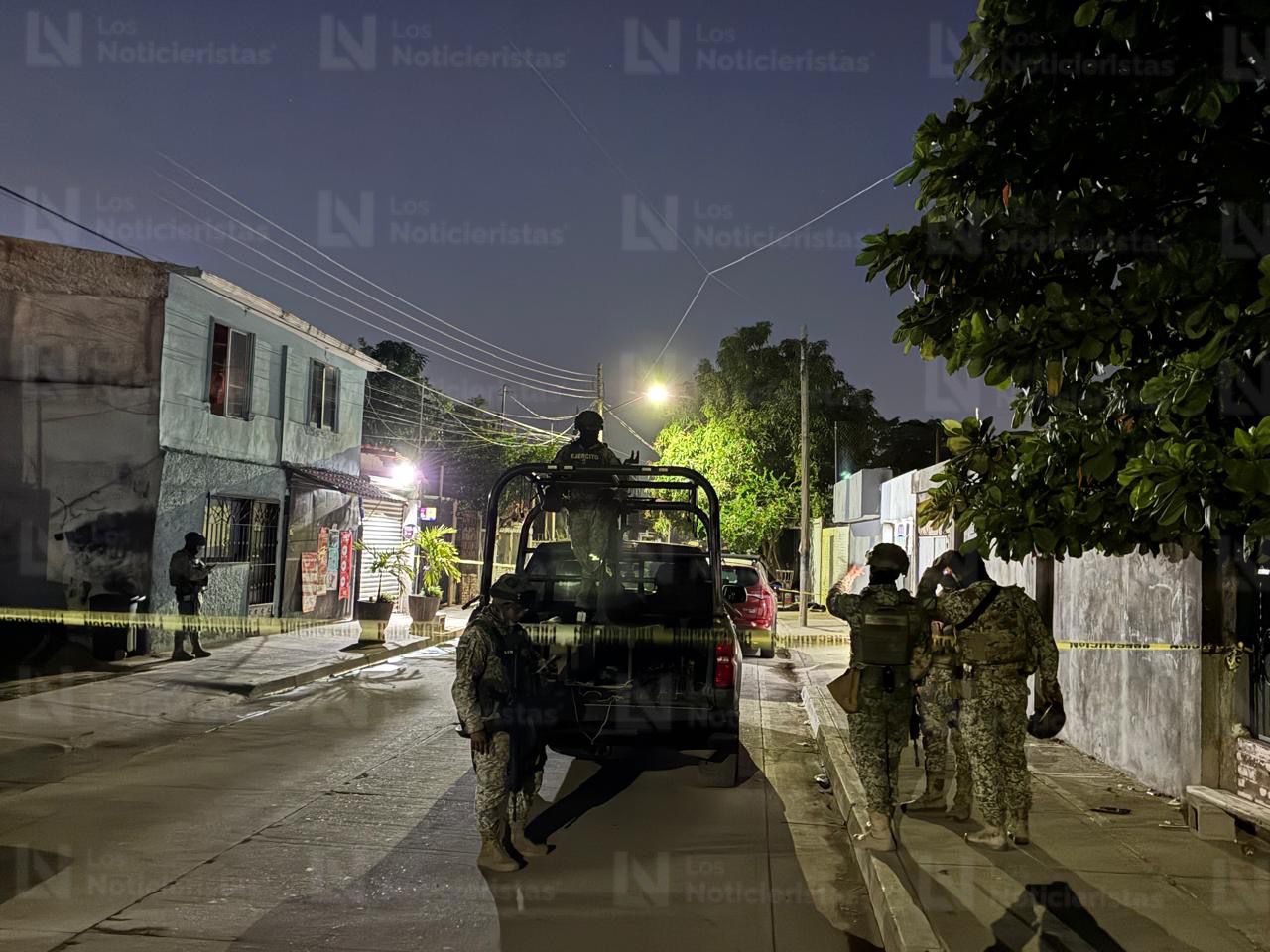 Ejército realiza despliegue en el sitio del ataque armado