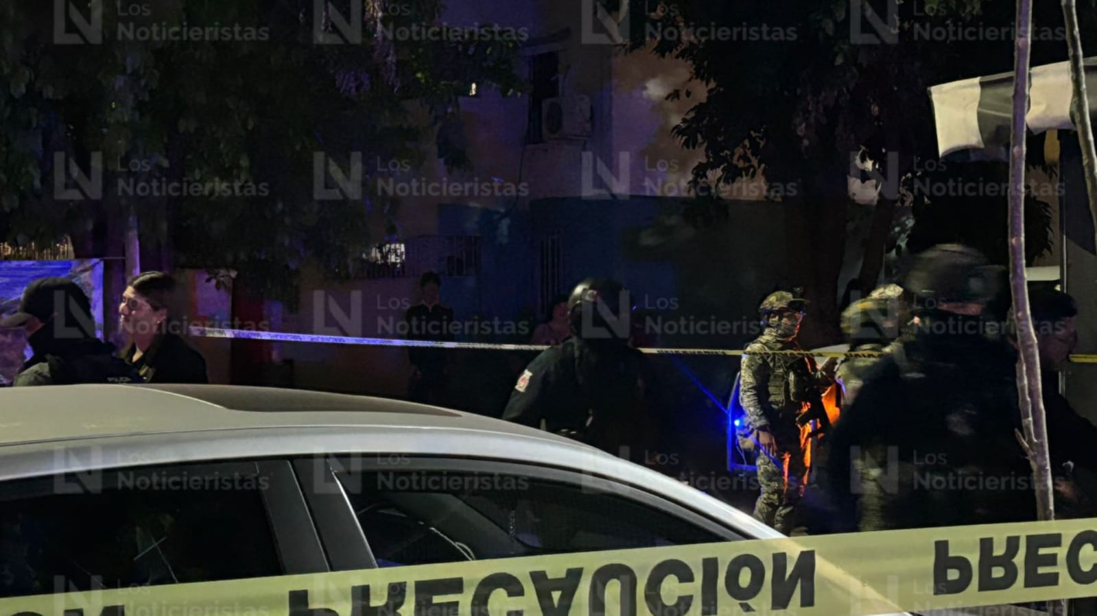Resguardan escena del crimen en Culiacán