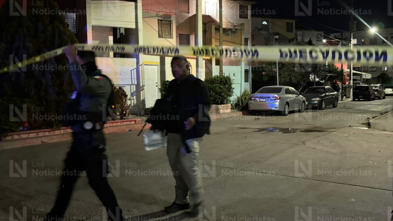 Resguardan escena del crimen en Culiacán