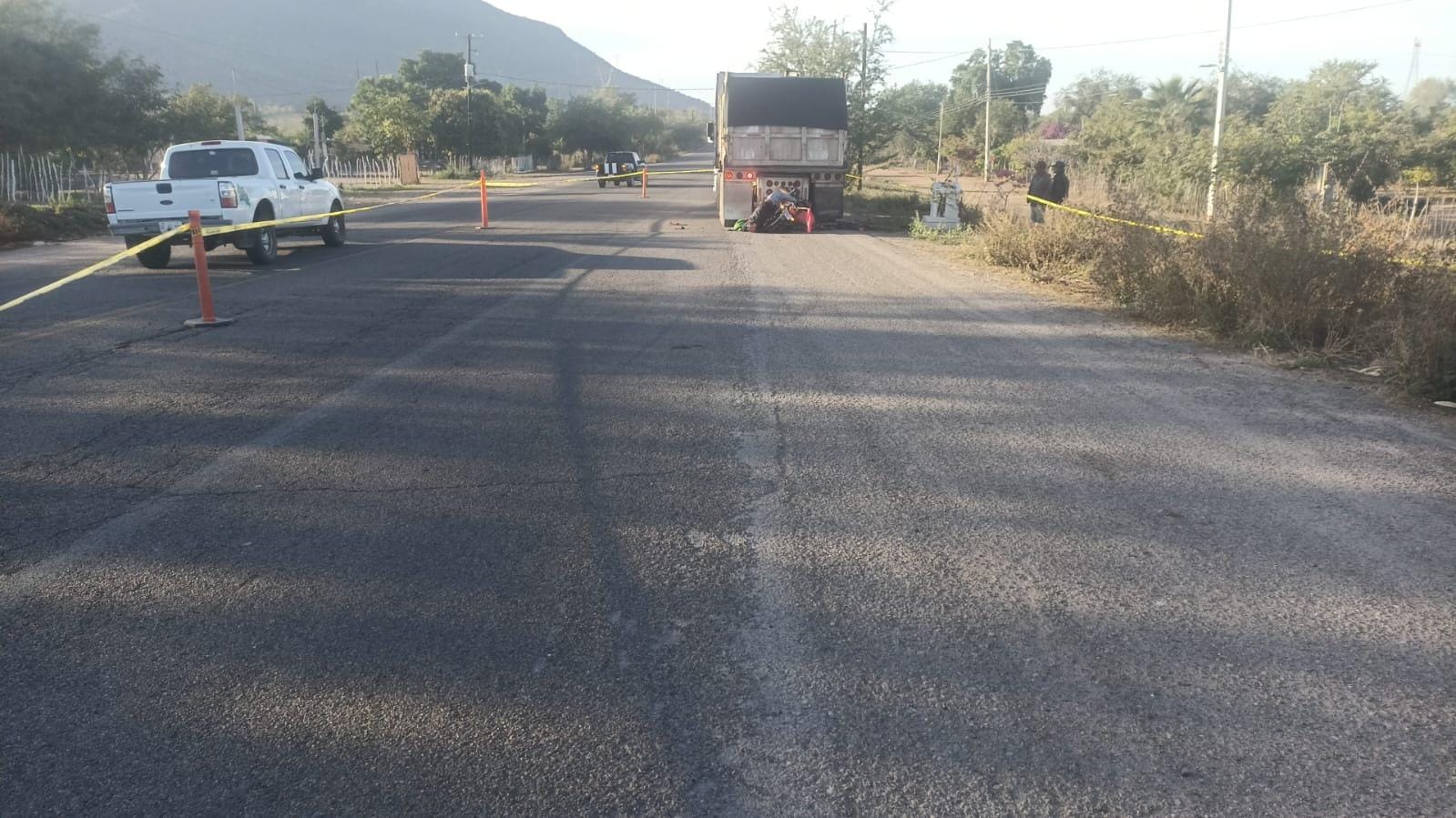 el motociclista murio tras el fuerte impacto