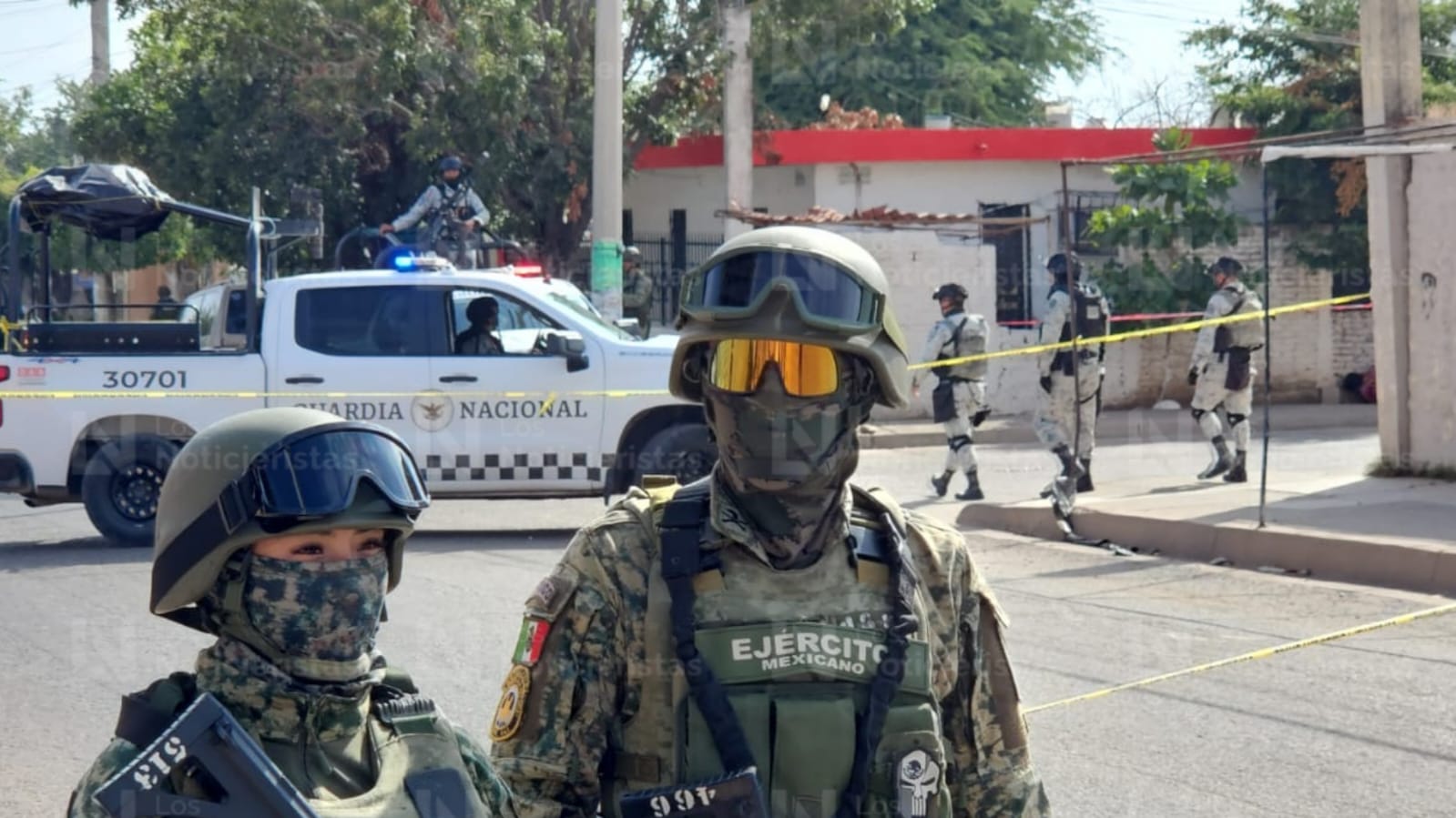 elementos del ejercito fueron los primeros en llegar a la escena del crimen