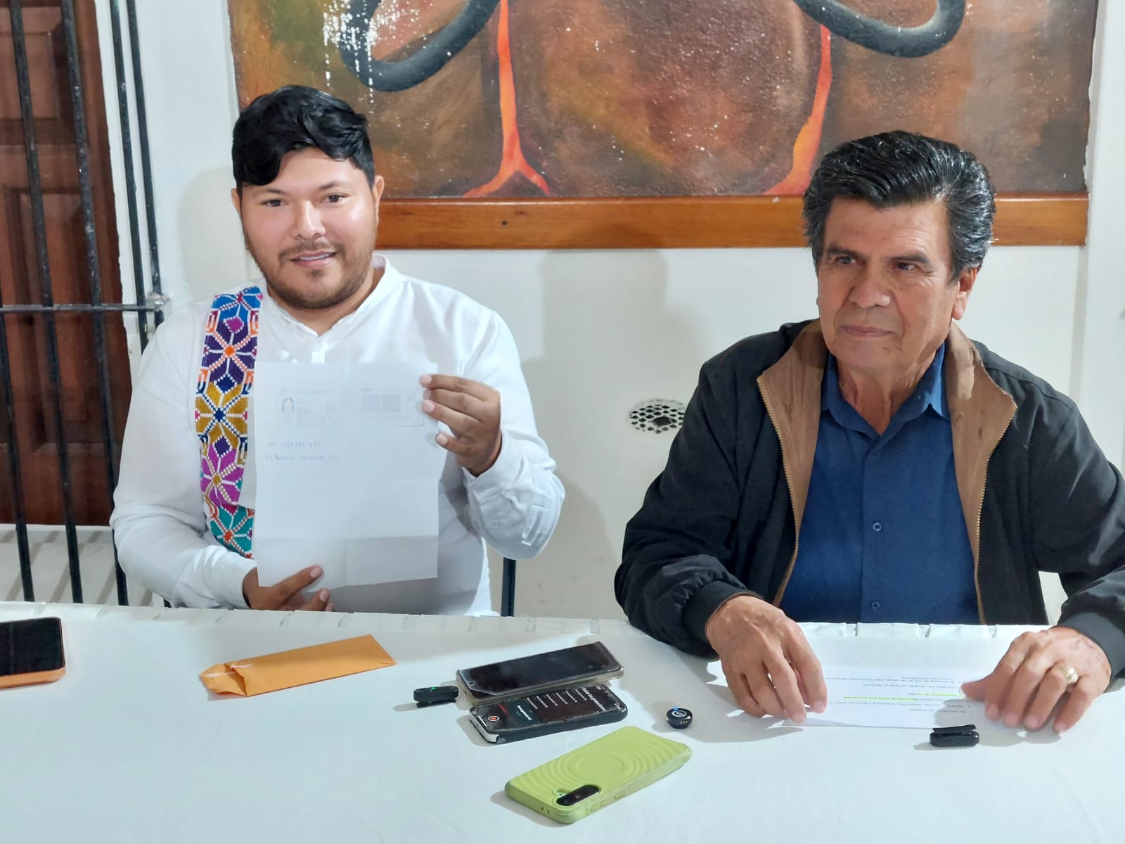 Marcial Téllez y Enrique Parra