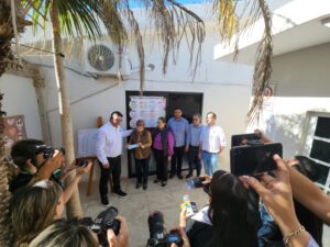 Entrega la AARSP cheque para renta del CAI de hijos de jornaleros en Ruiz Cortines